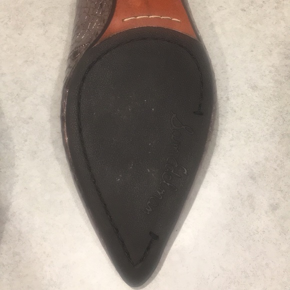 ❤️Sam Edelman metallic slingback flat size 7.5 - Picture 8 of 16